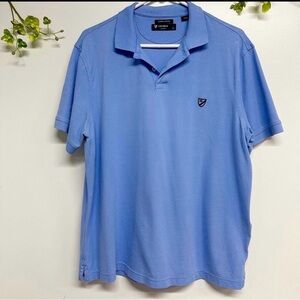 Cremieux classics size large men’s short sleeve light blue polo shirt
